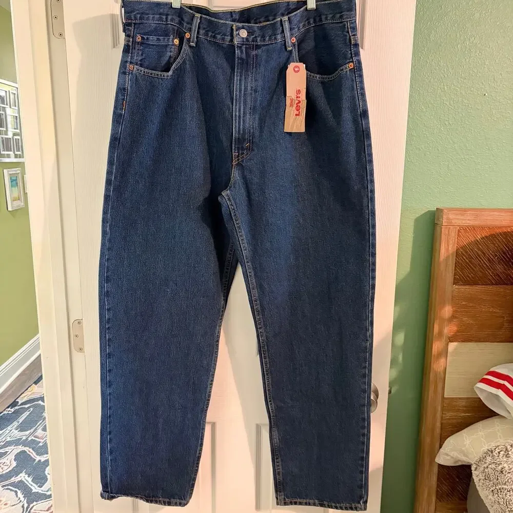 NWT Levi's 550 Relaxed Fit Jeans W42 L32 Dark Wash 🔥
